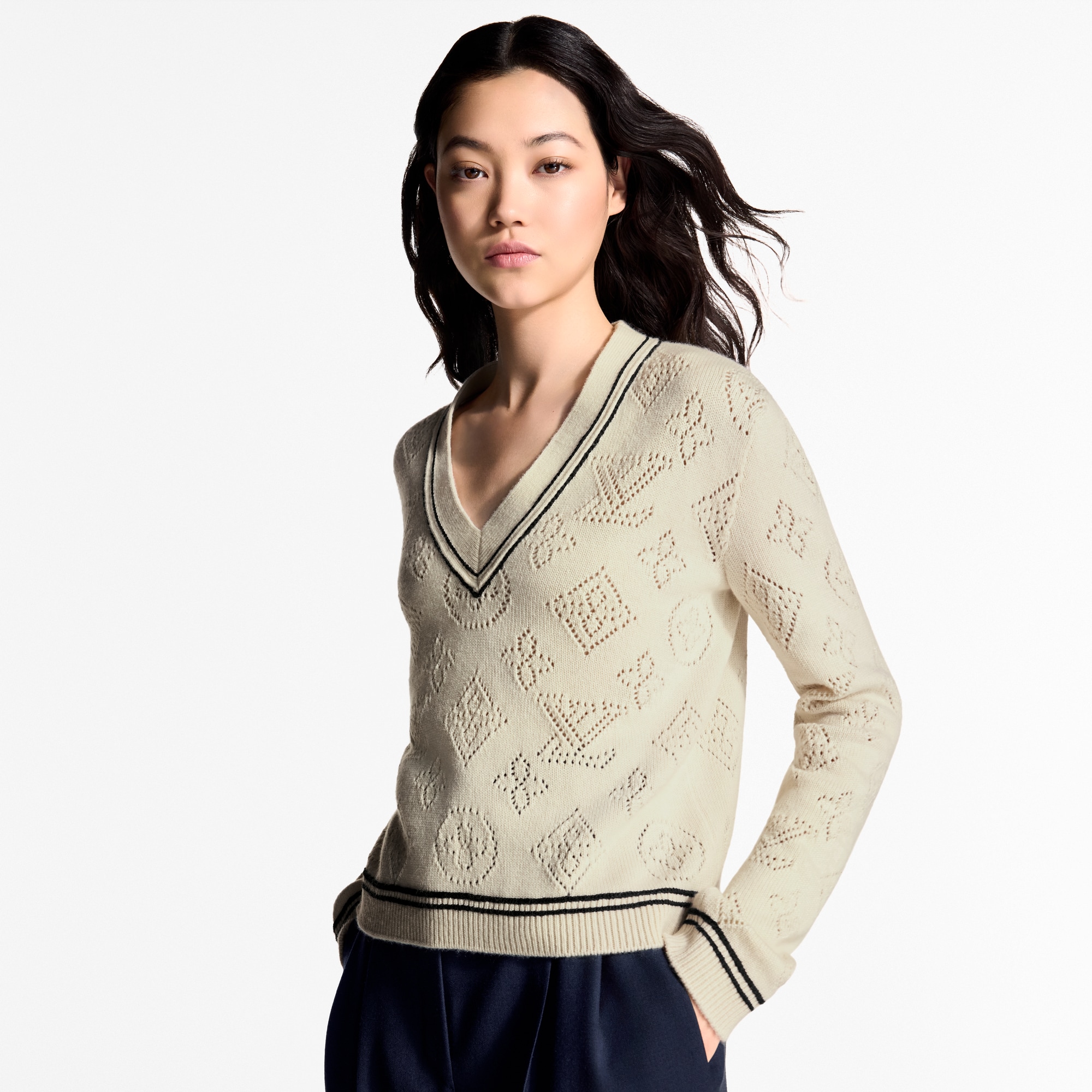 Stripe Accent Pullover - Ready-to-Wear | LOUIS VUITTON